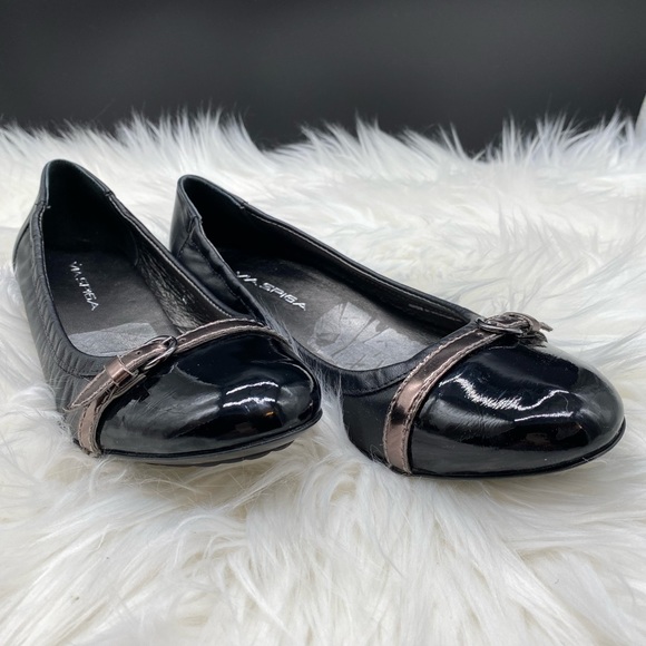 Via Spiga Shoes - LAST CHANCE Via Spiga Black Ballet Style Flats, 8